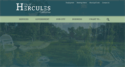 Desktop Screenshot of ci.hercules.ca.us
